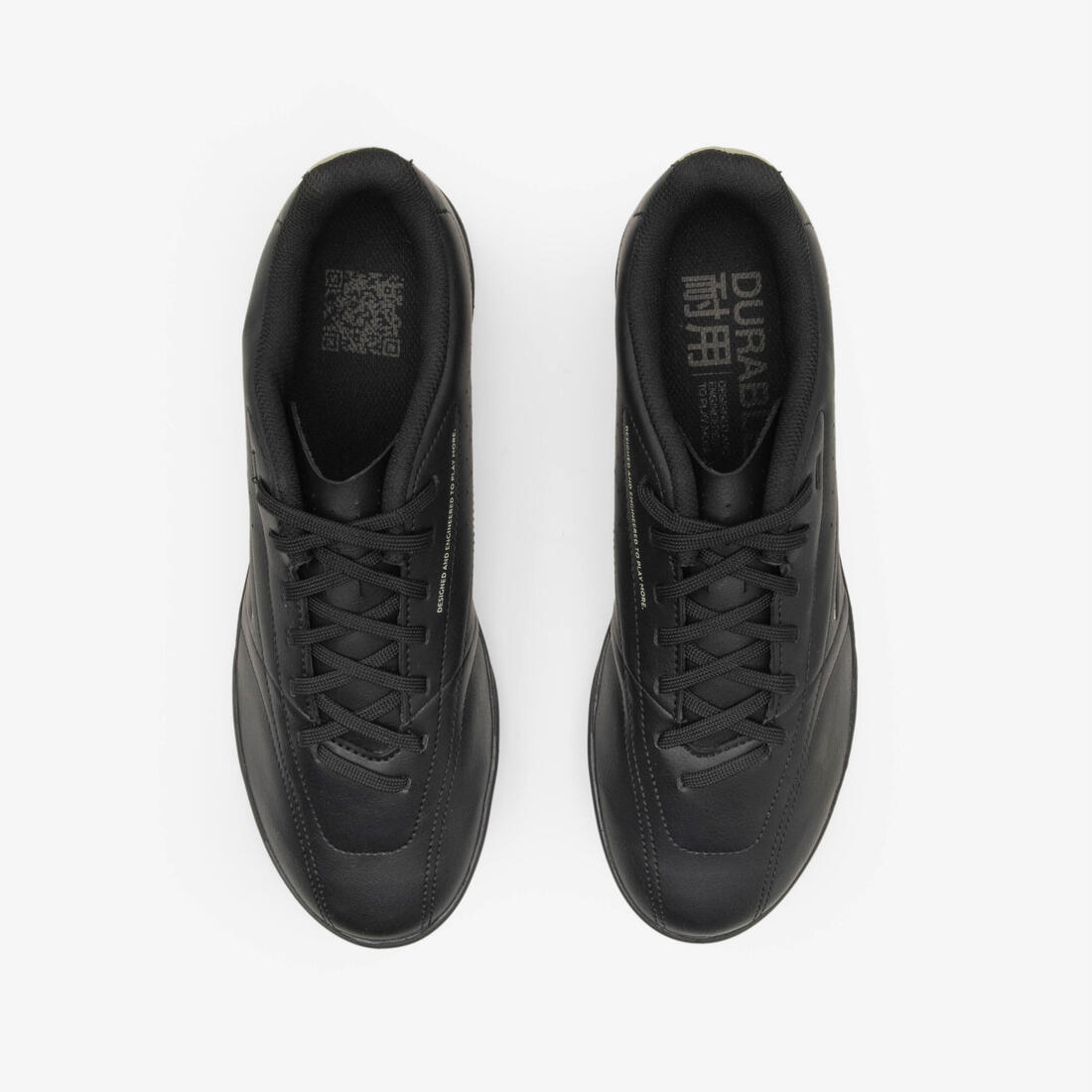 Chaussures de football 100 TURF TF adulte noir