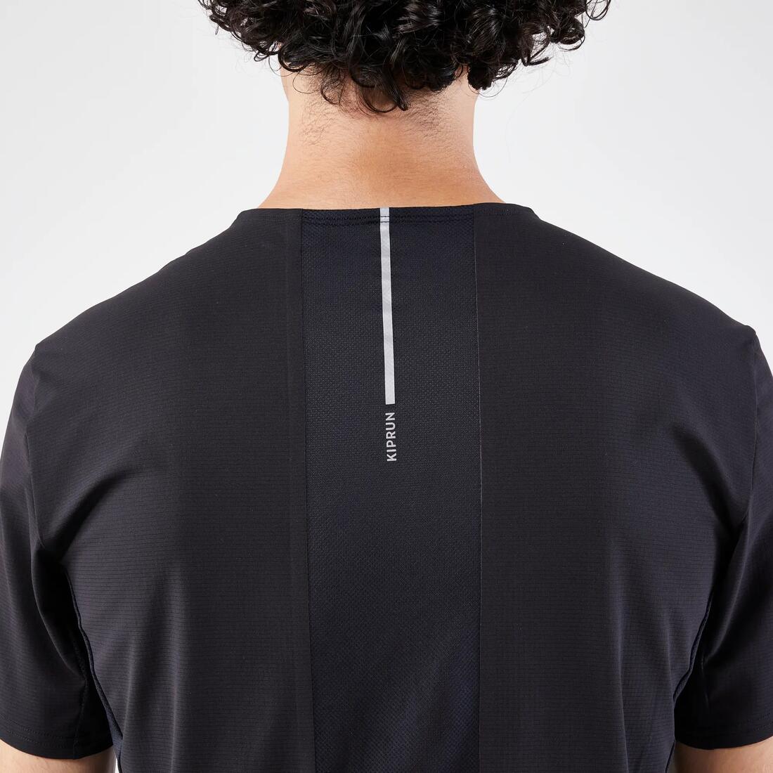 T-shirt de running respirant homme - kiprun run 900 light bleu et