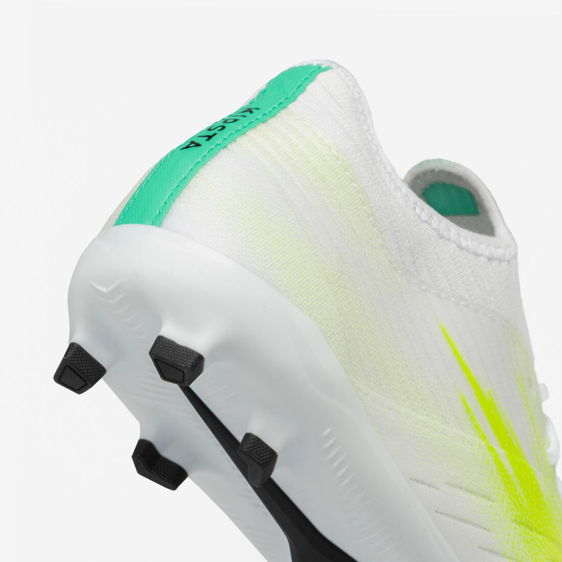 Chaussures de football enfant a lacets CLR FG White Yellow Meteor