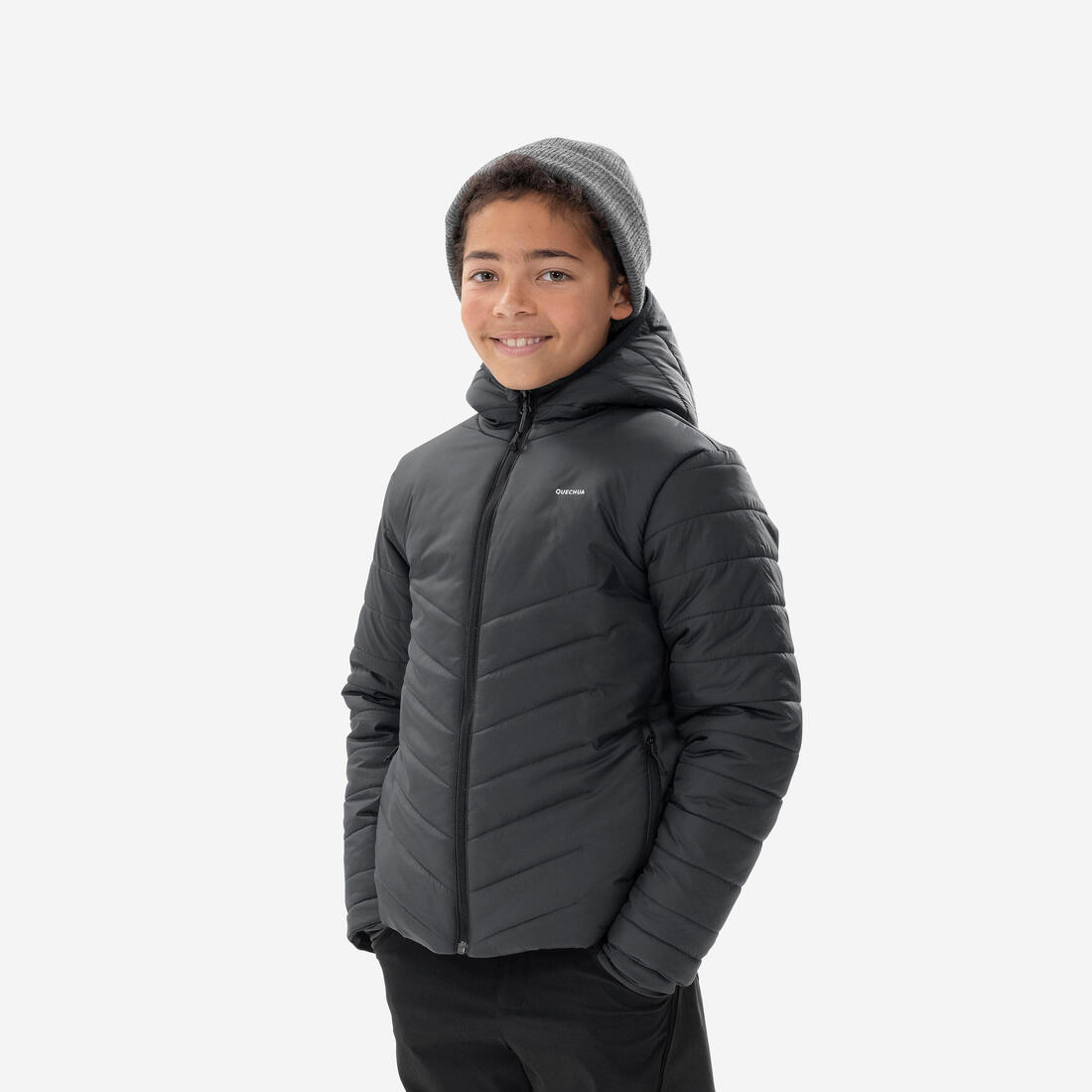 Doudoune de randonnée chaude enfant 7-15 ans, MH 500