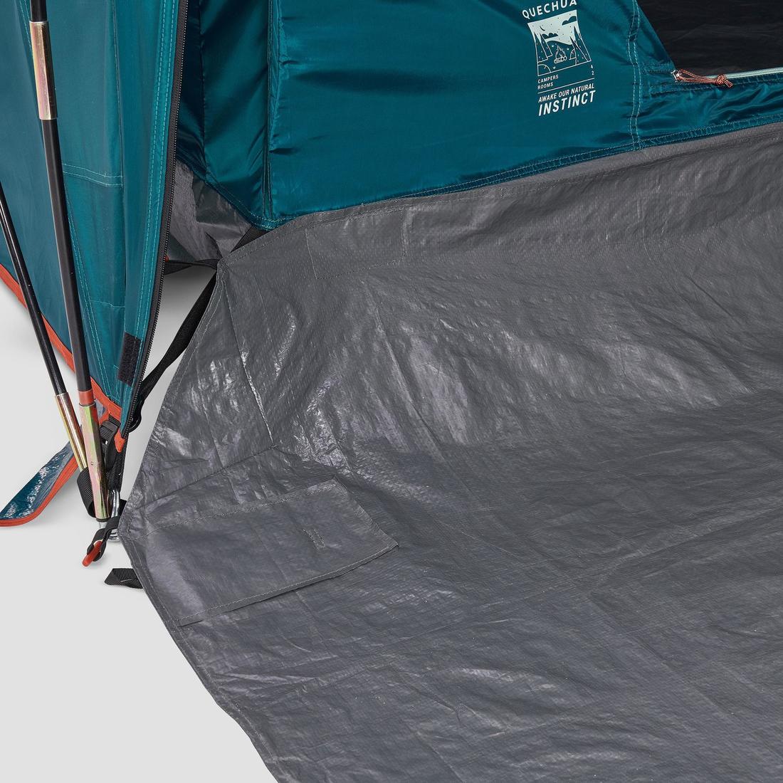 Tente de camping 4 places 2 chambres, Arpenaz 4.2