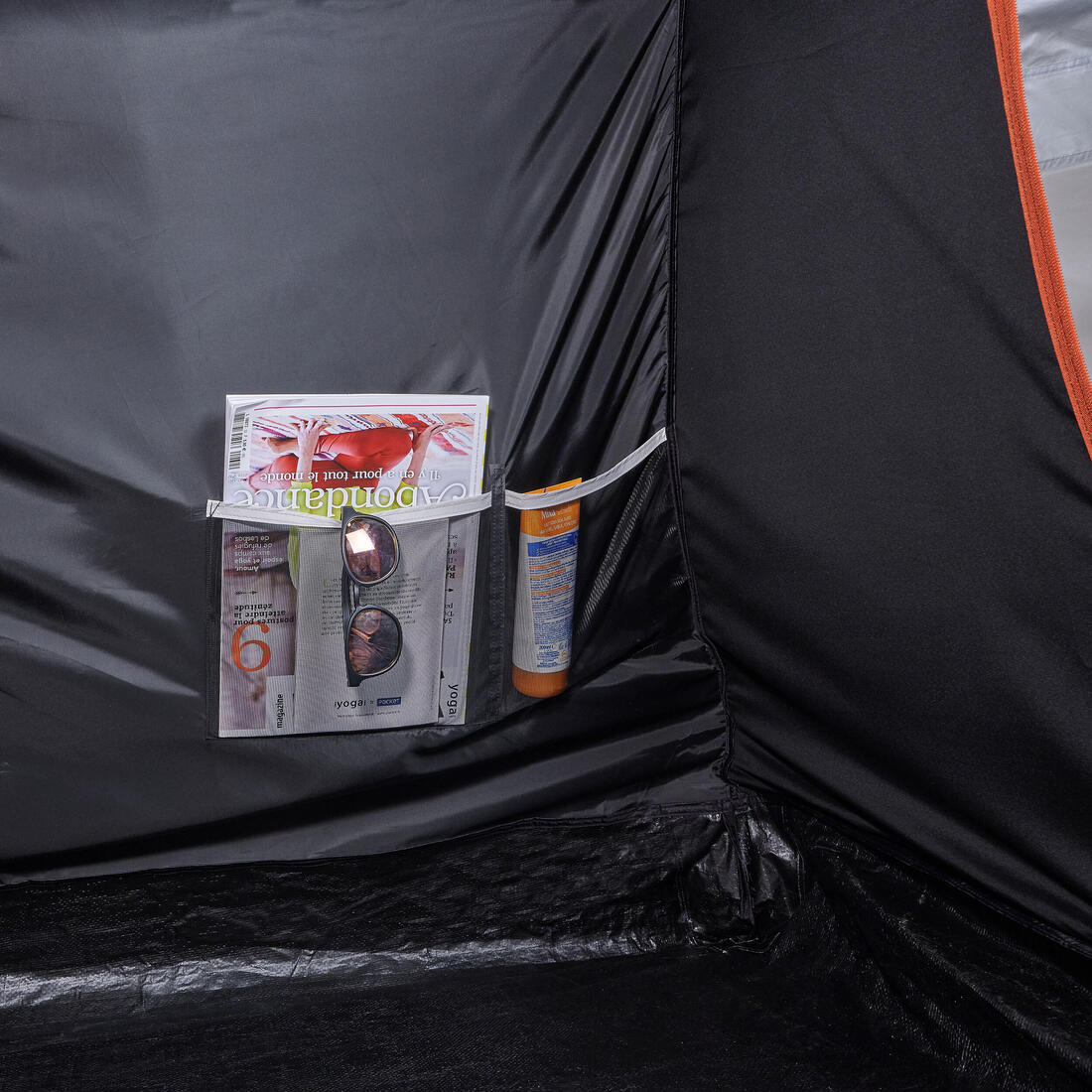 Tente de camping gonflable 4 places, Fresh & Black, Air Seconds 4.1 beige