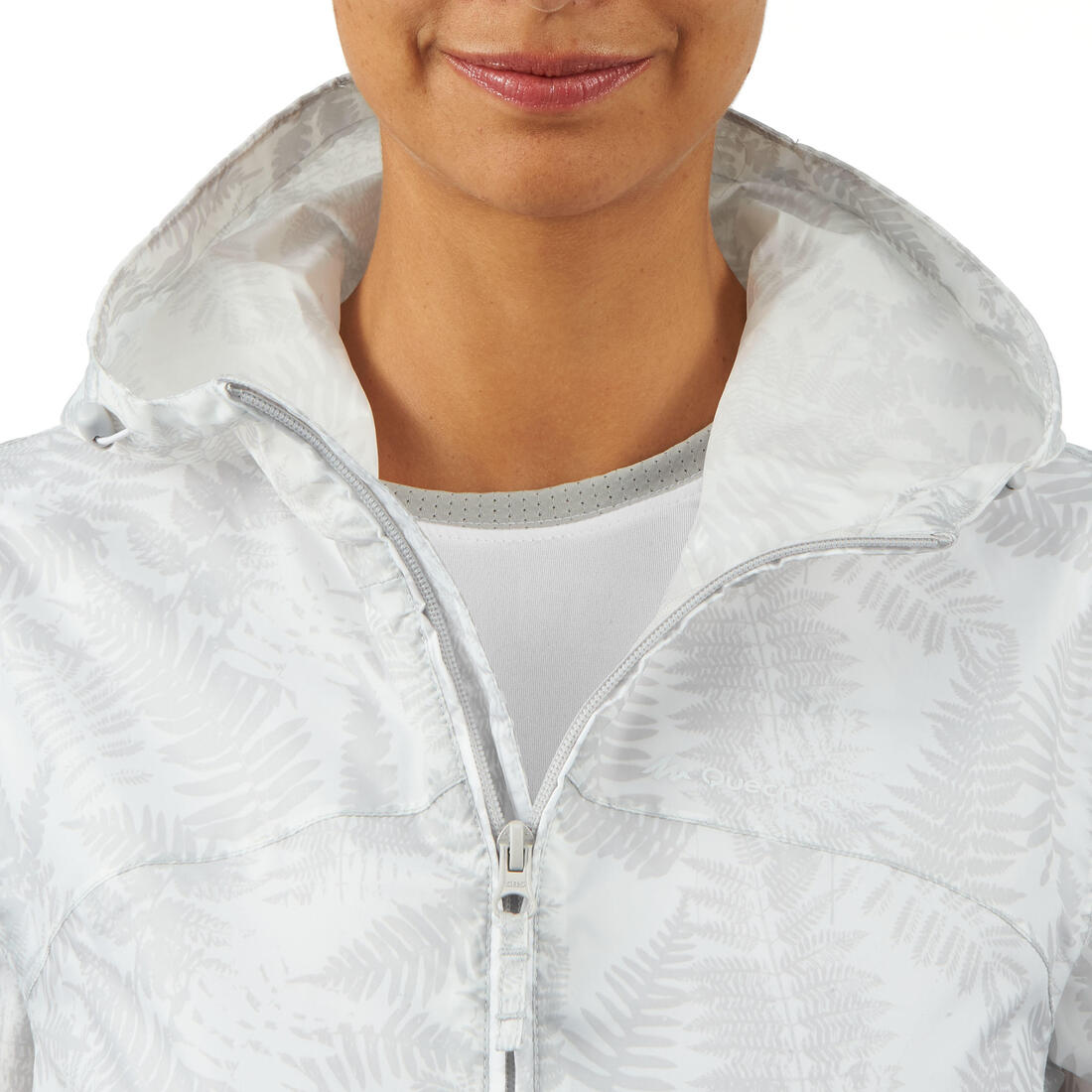 Veste de randonnée déperlante coupe-vent femme, Raincut Full Zip