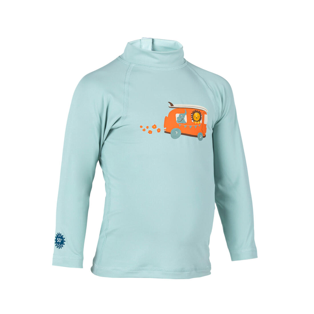 T-shirt anti uv bébé manches longues imprimé savane