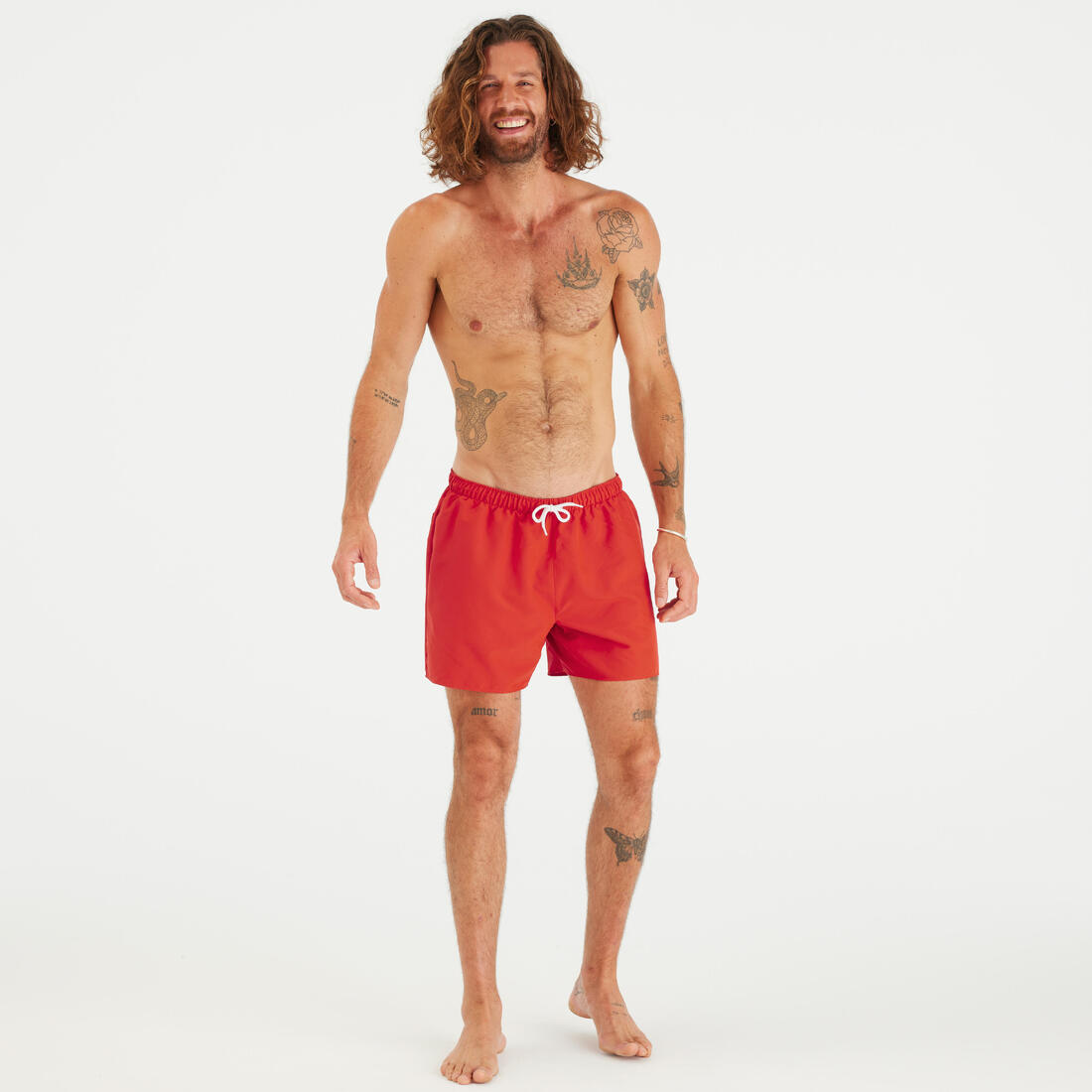 Short de bain surf 100 Court 15" Homme - Hendaia MW