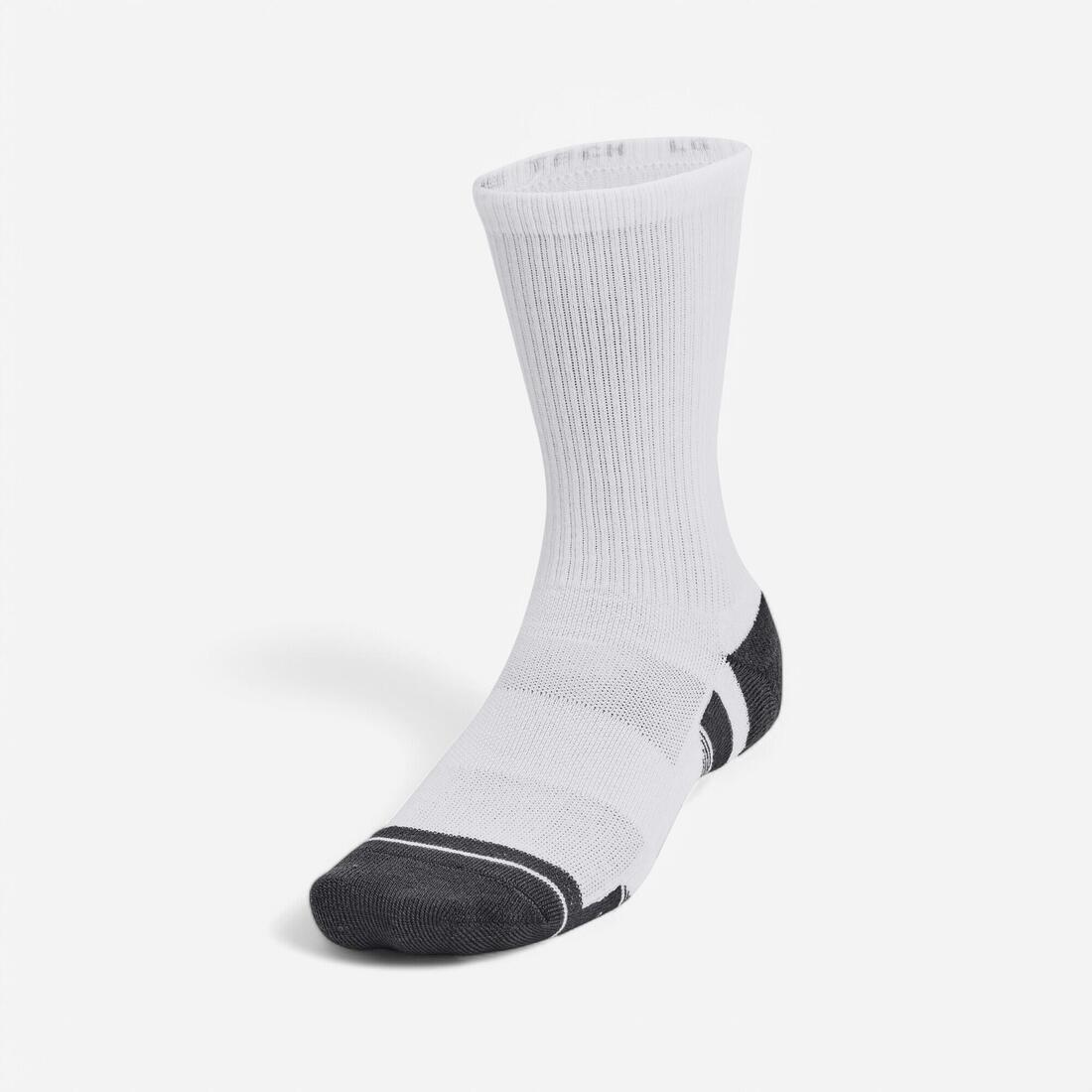 Lot de 3 paires de chaussettes hautes, Performance Tech unisexes – blanc