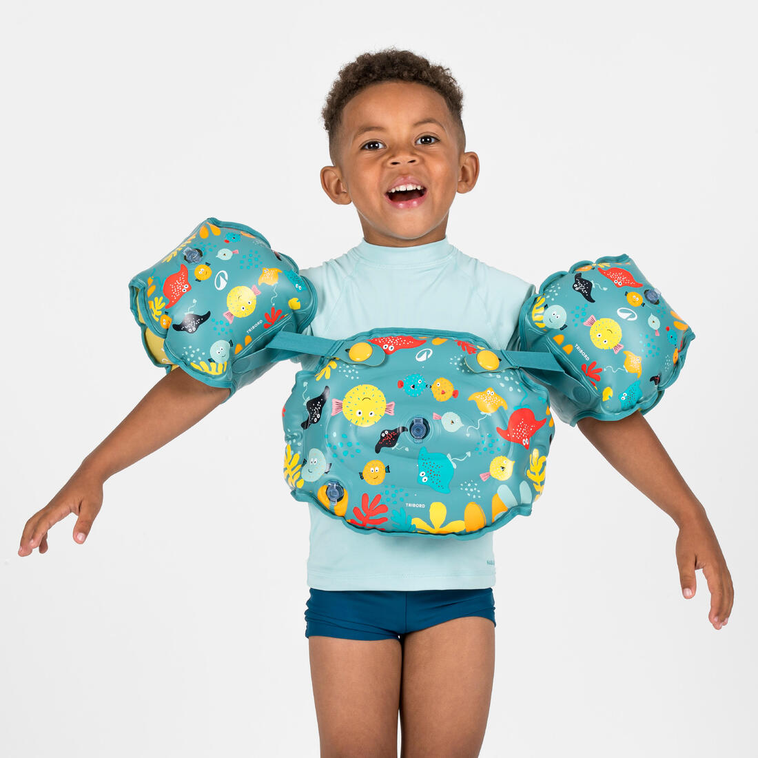 Brassards De Piscine Evolutif Enfant - Tiswim print savane