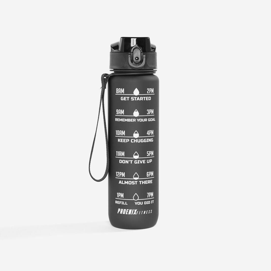 Gourde de fitness motivation 1 litre