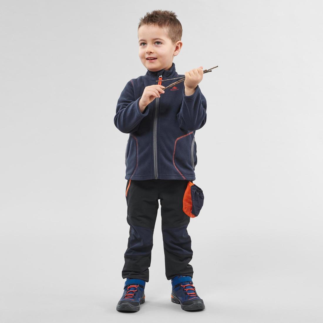 Veste polaire de randonnée enfant 2-6 ans, MH100 zip