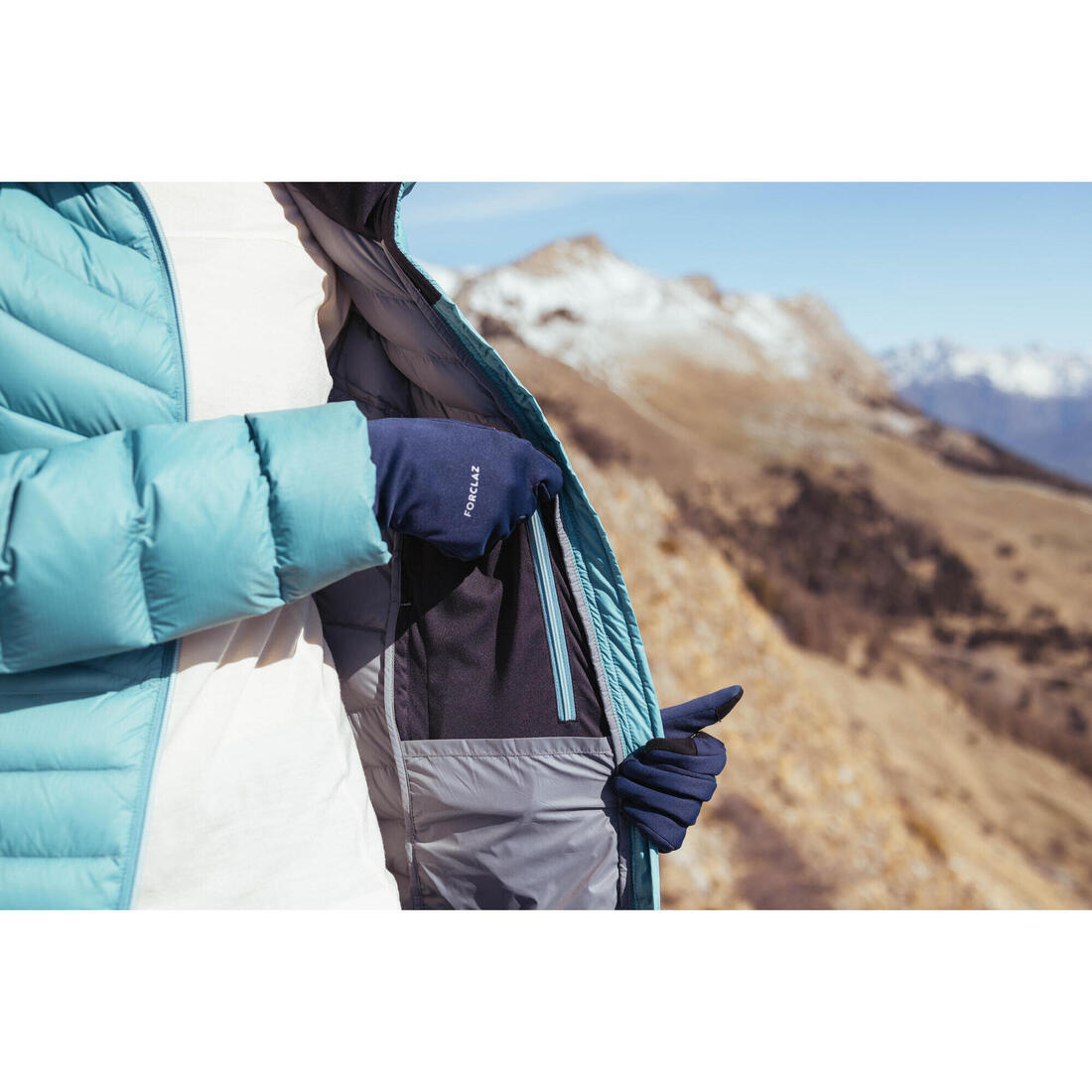 Gants tactiles et stretch de trekking adultes, MT500