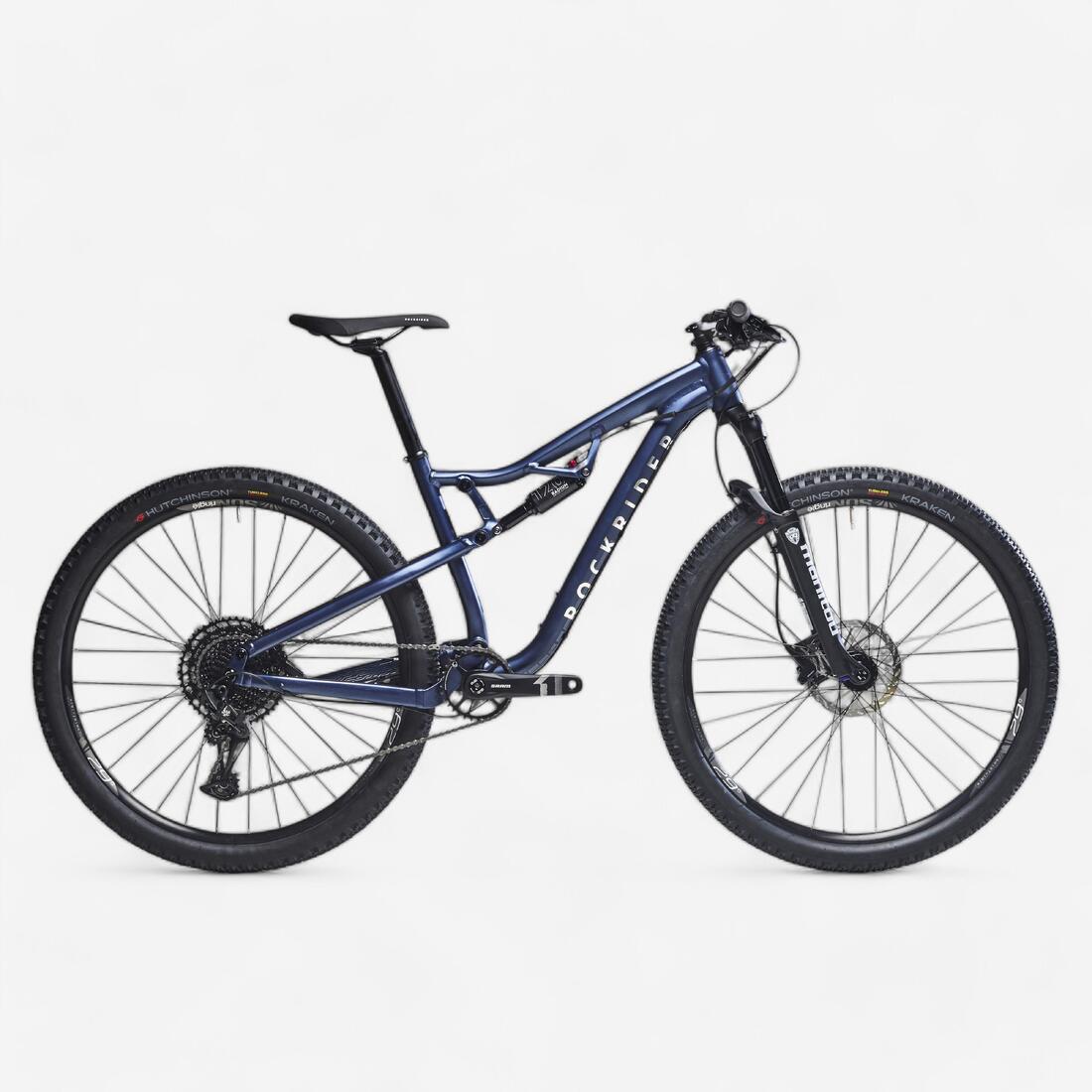Vélo VTT XC 100 S 29" EAGLE rouge et – bleu marine