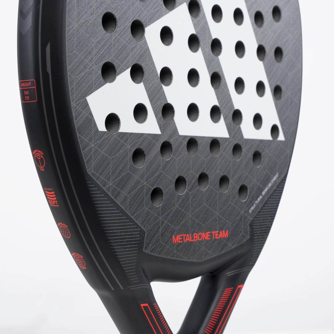Raquette de padel adulte - Adidas Metalbone Team 3.4 25  Edition limitée Noire