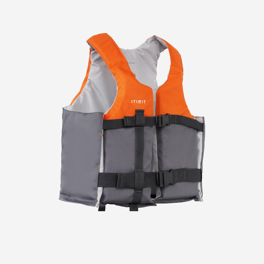 Gilet aide à la flottabilité 50N+ kayak stand up paddle dériveur – orange mandarine