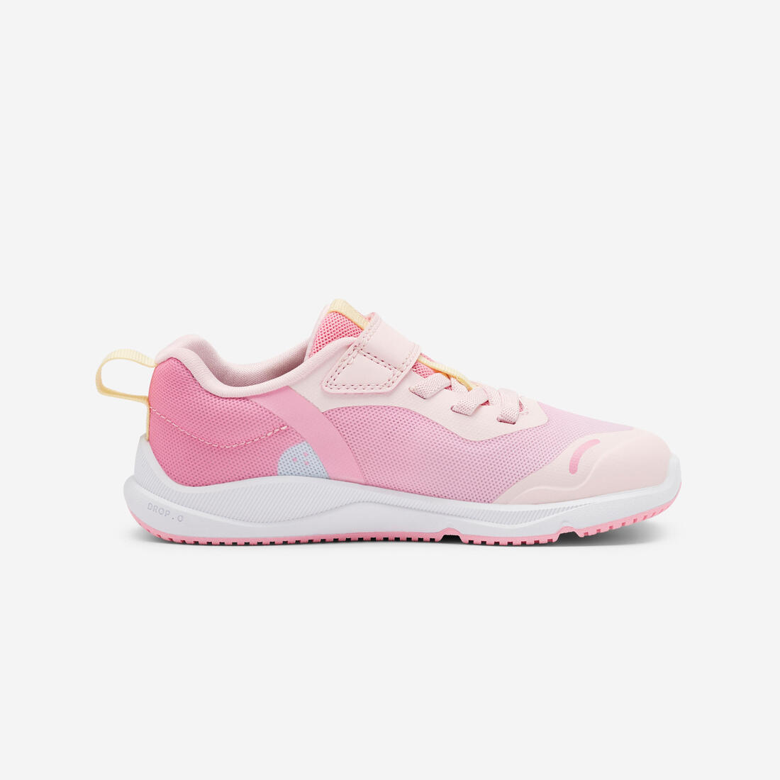 Chaussures Barefoot à scratch respirantes enfant, Stepper Sporty violet et