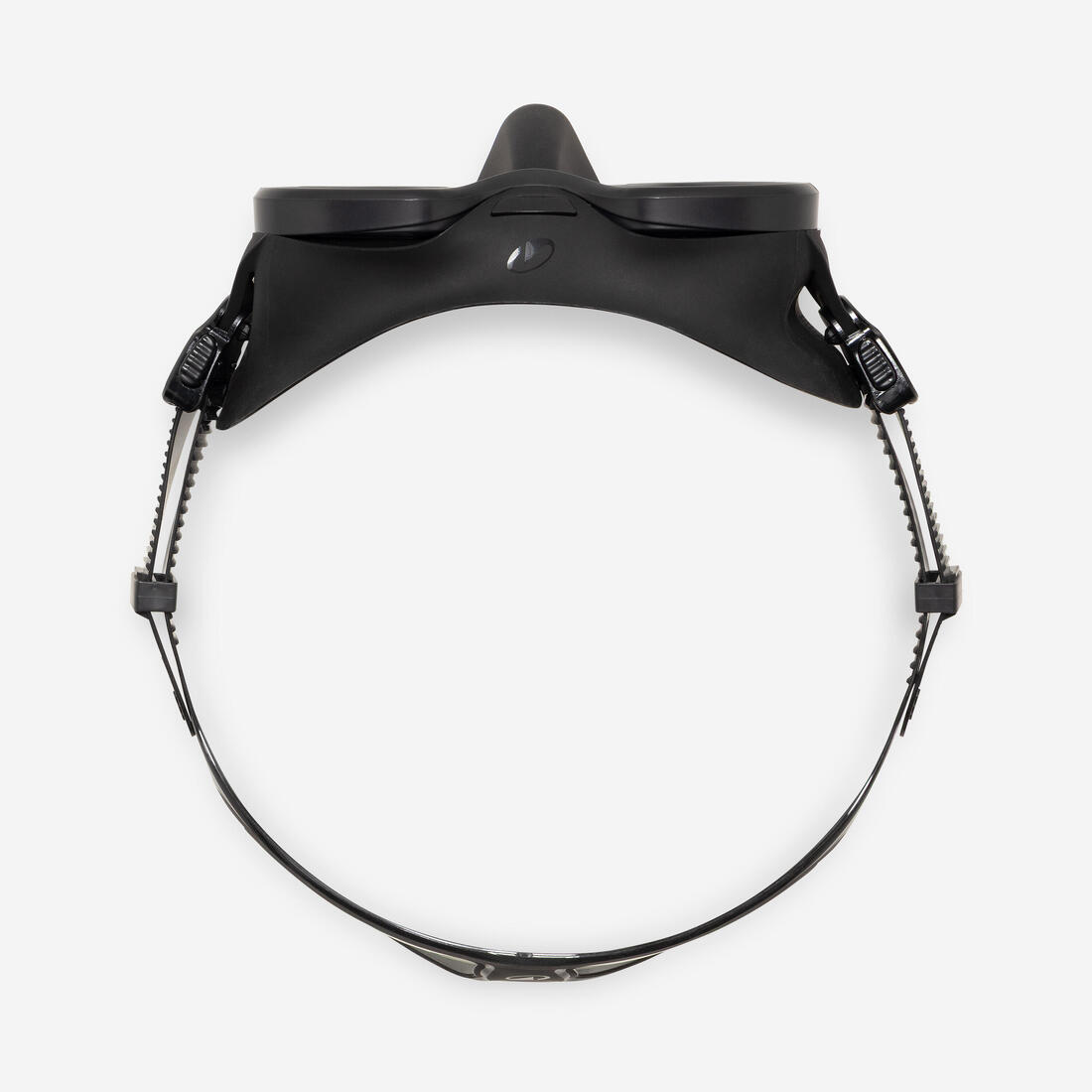 Masque apnée et chasse sous-marine anti buée petit volume - 500 dual lv noir
