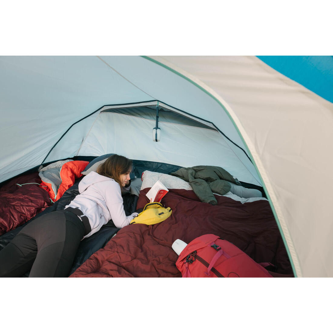 Tente de camping 4 places, MH100 XXL