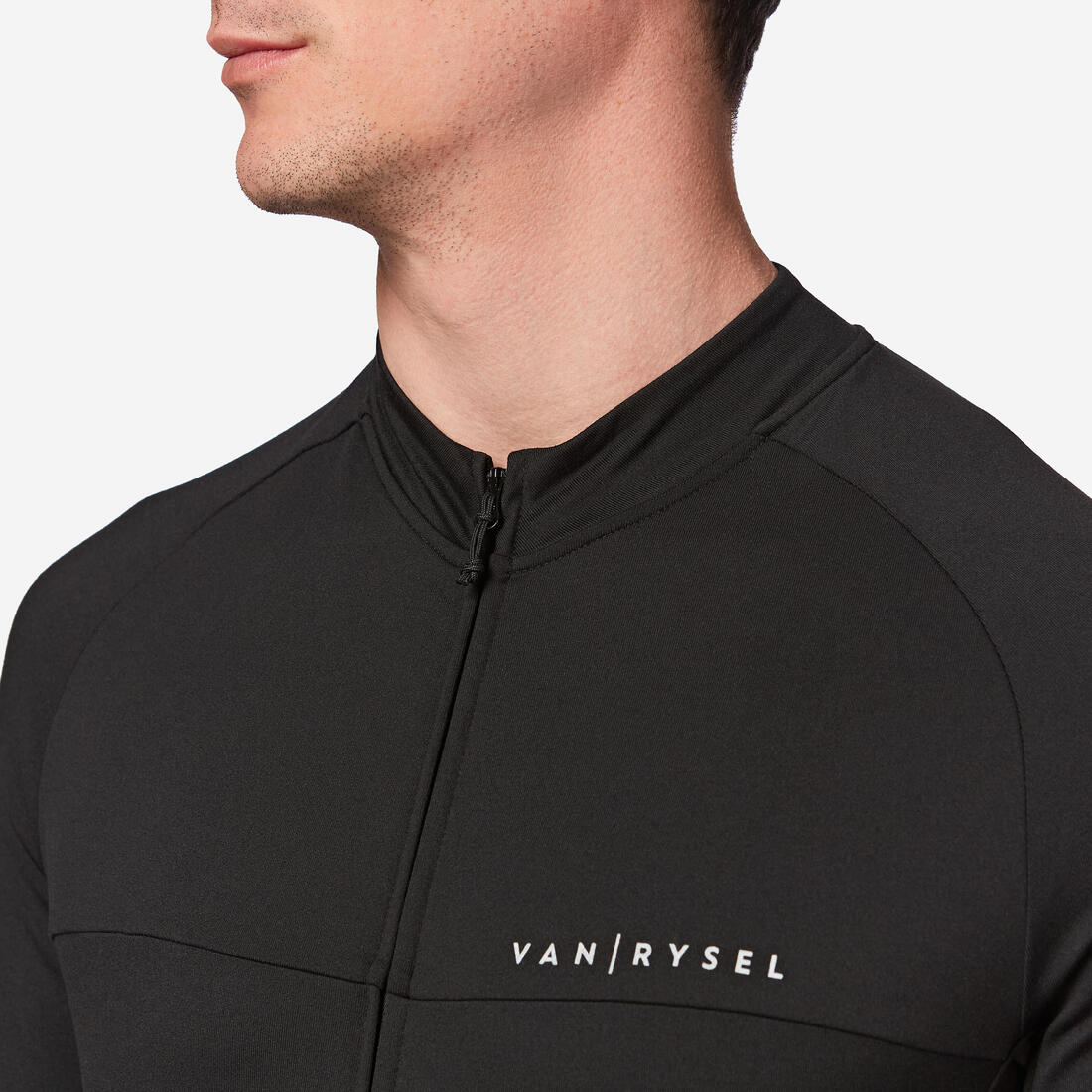 MAILLOT VELO ROUTE MANCHES LONGUES MI-SAISON HOMME - RC100 NAVY