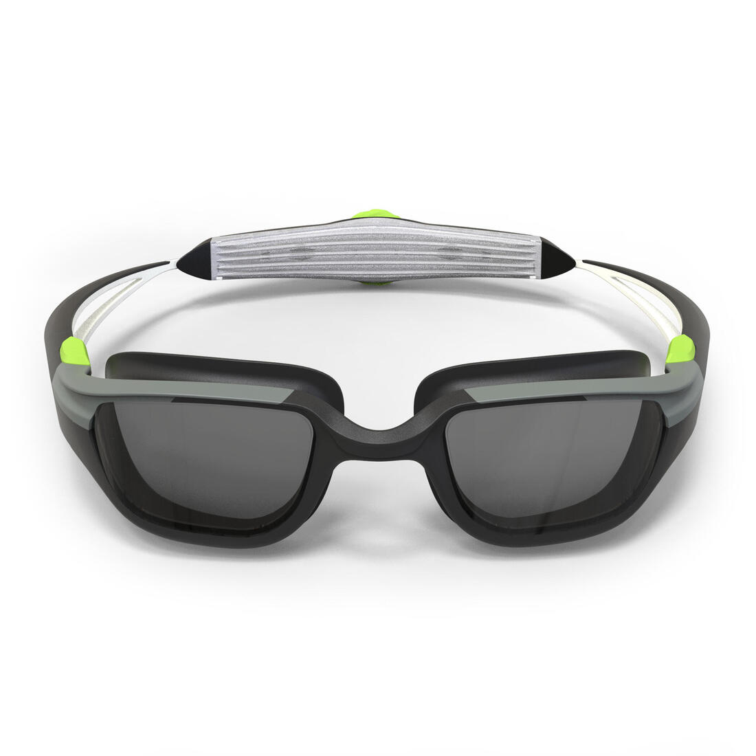 Lunettes De Natation TURN - Verres Miroirs - Taille Unique - Noir Blanc Rouge