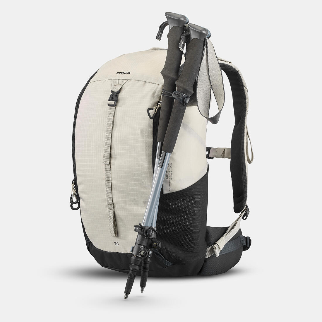 Sac à dos de randonnée montagne 20L, MH100 noir