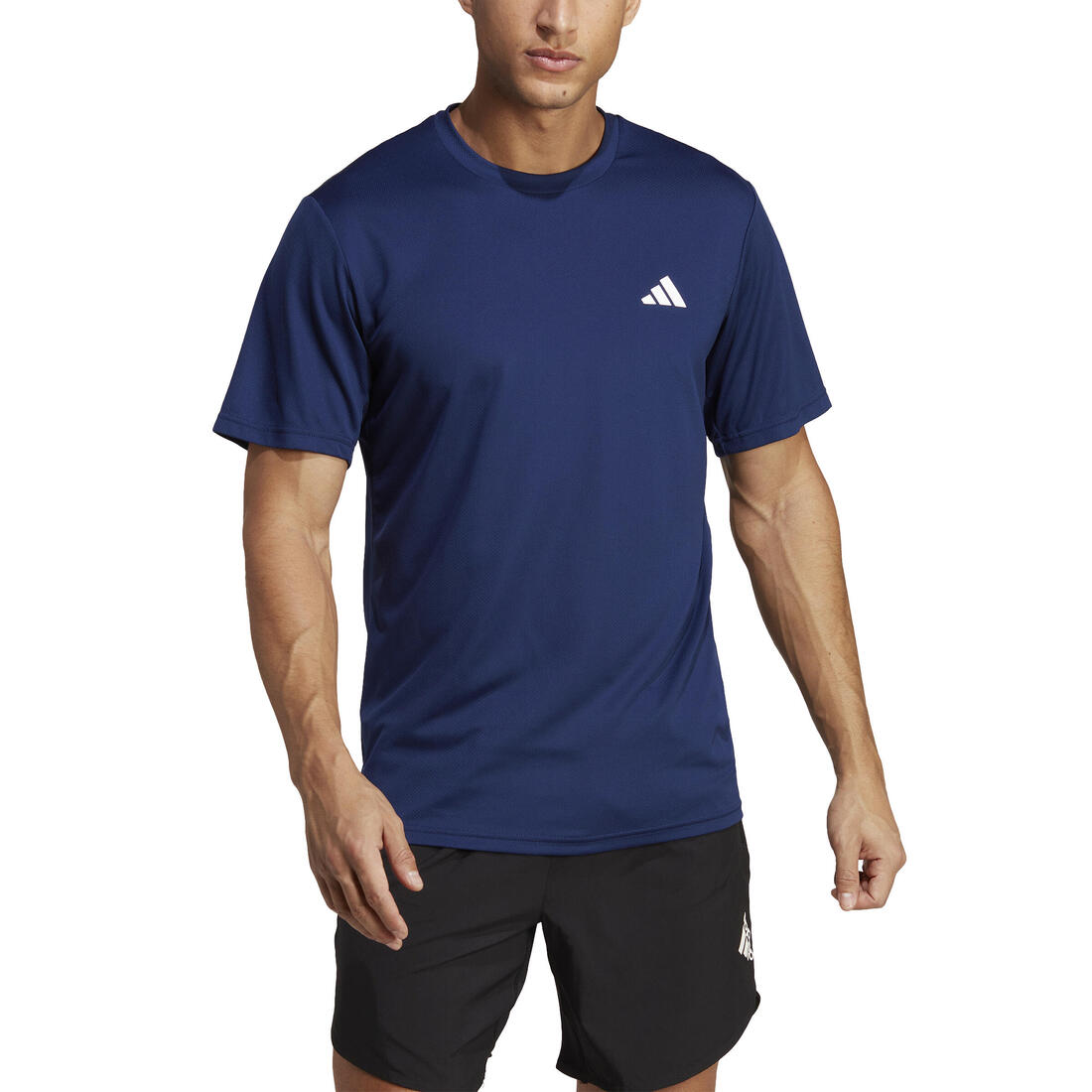 T-SHIRT DE FITNESS CARDIO ADIDAS HOMME BLEU