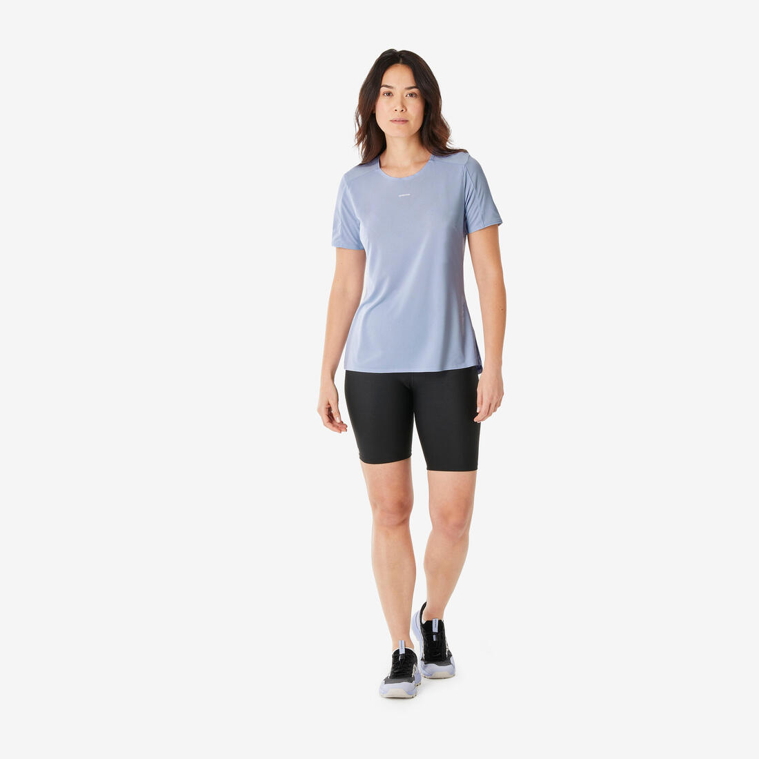 T-shirt de randonnée manches courtes femme, MH500