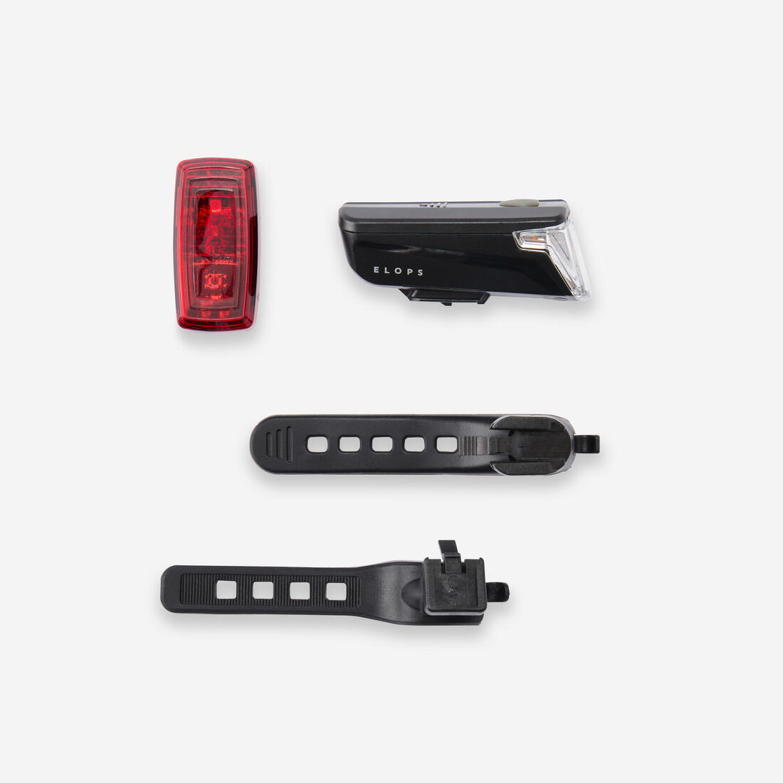 KIT ECLAIRAGE VELO LED ST 110 AVANT ET ARRIÈRE A PILES