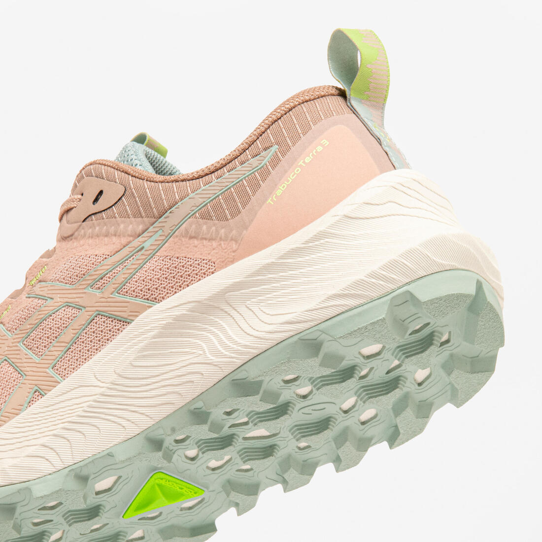 Chaussures de running trail femme, Asics trabuco terra 2, noir et