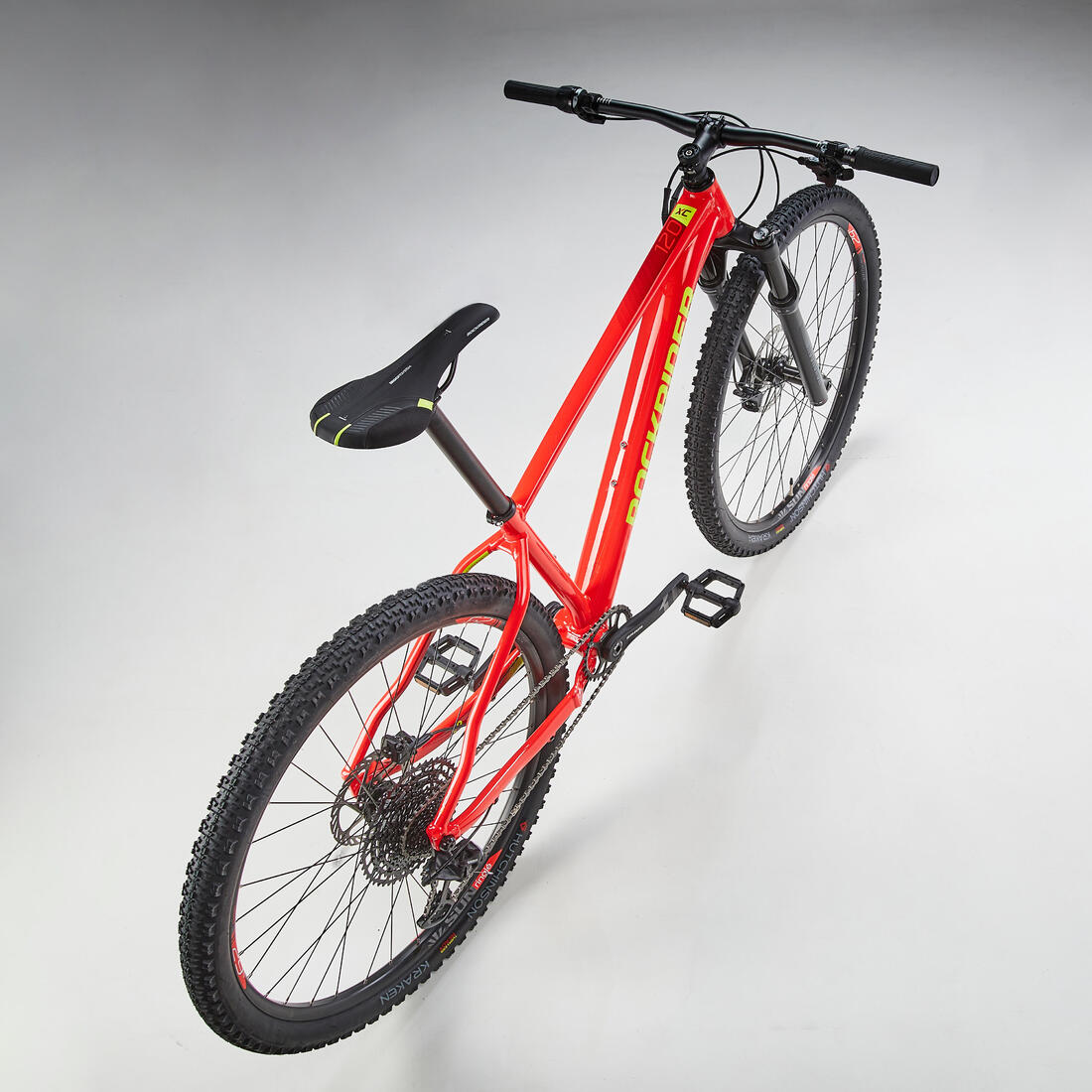 Vélo VTT cross country XC 120 cadre aluminium rouge