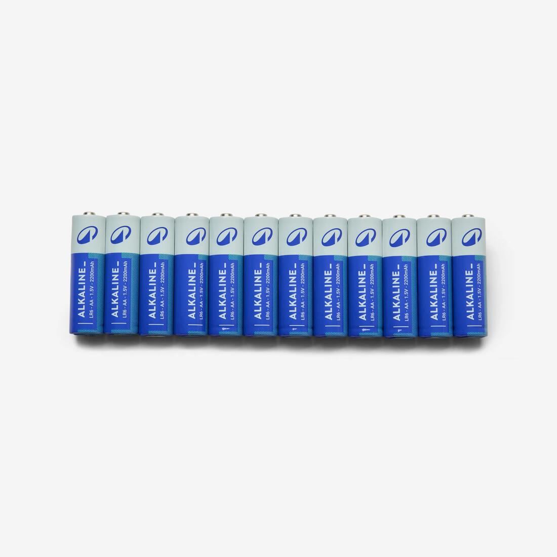 LOT DE 12 PILES ALCALINES LR06 - AA