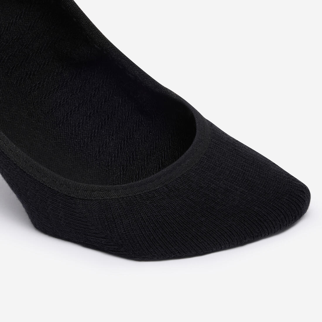 Chaussettes ballerines lot de 2, noires