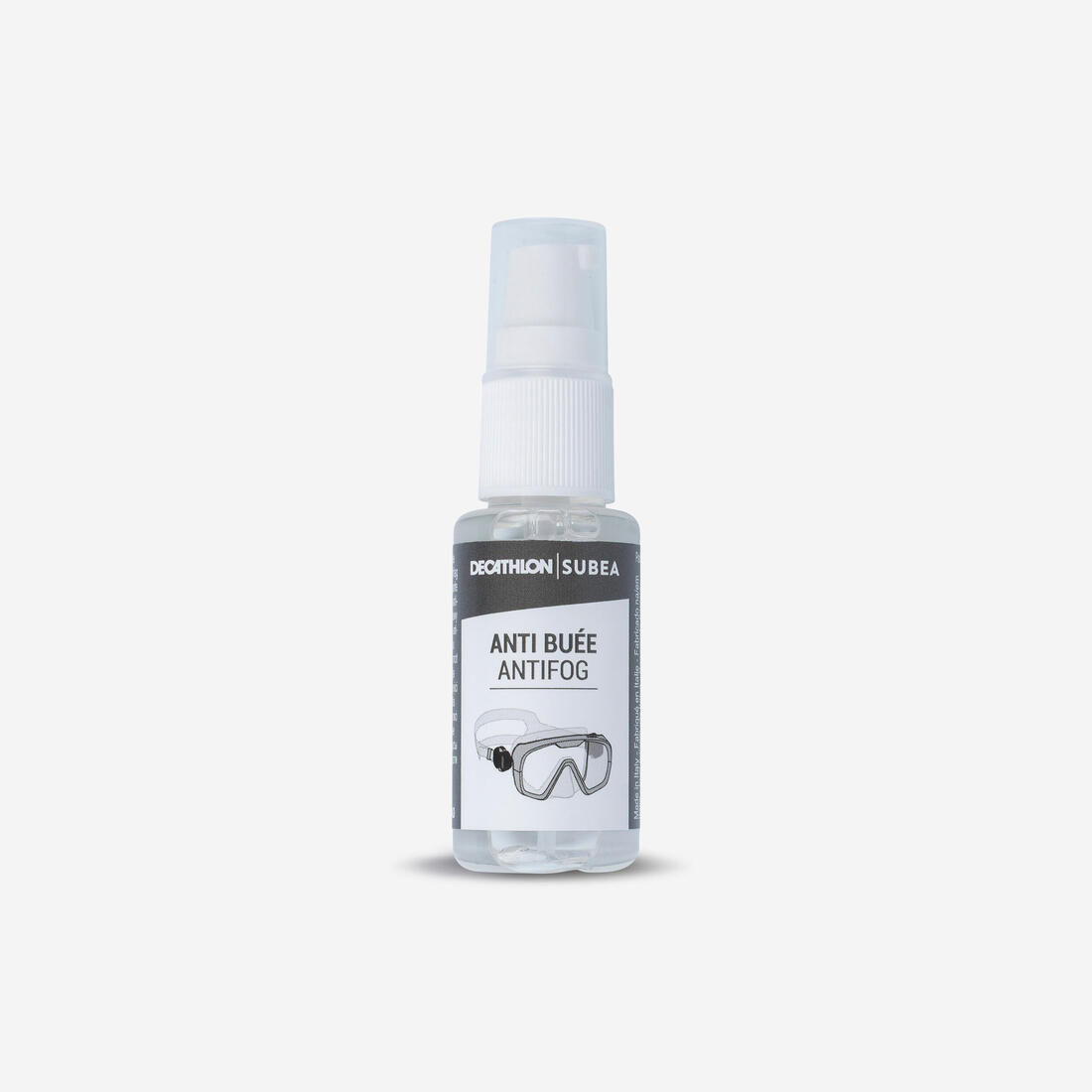 Anti buée scd sans alcool pour masques de plongée
