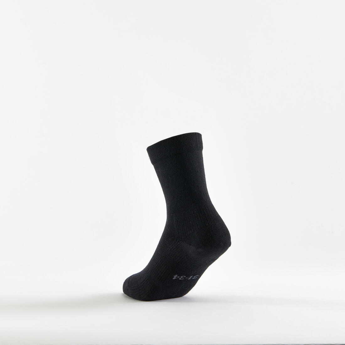 CHAUSSETTES DE SPORT ENFANT HAUTES ARTENGO RS 160 BLANC MARINE BLANC LOT DE 3