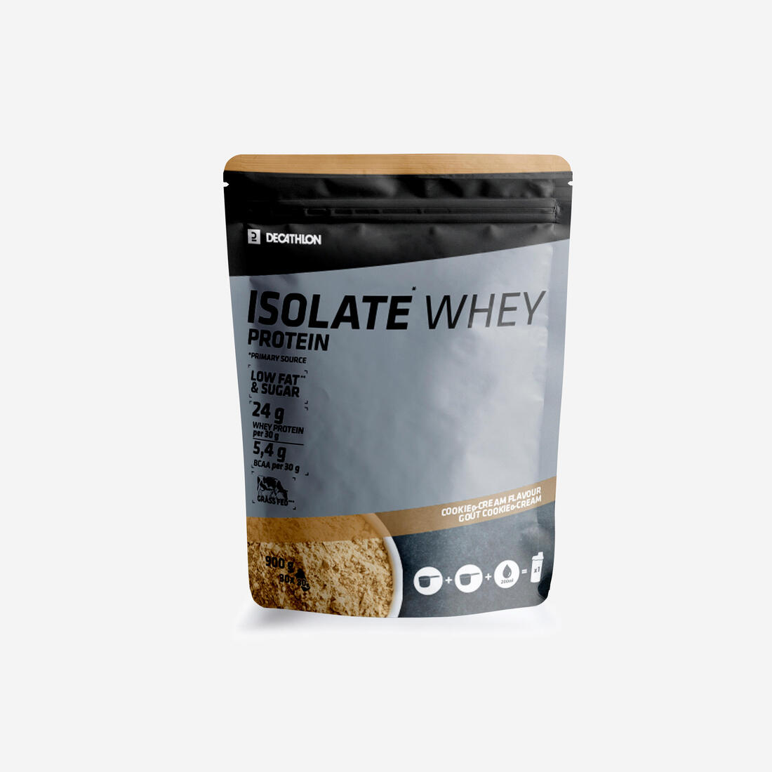 WHEY PROTEINE ISOLATE COOKIES & CREAM  900G
