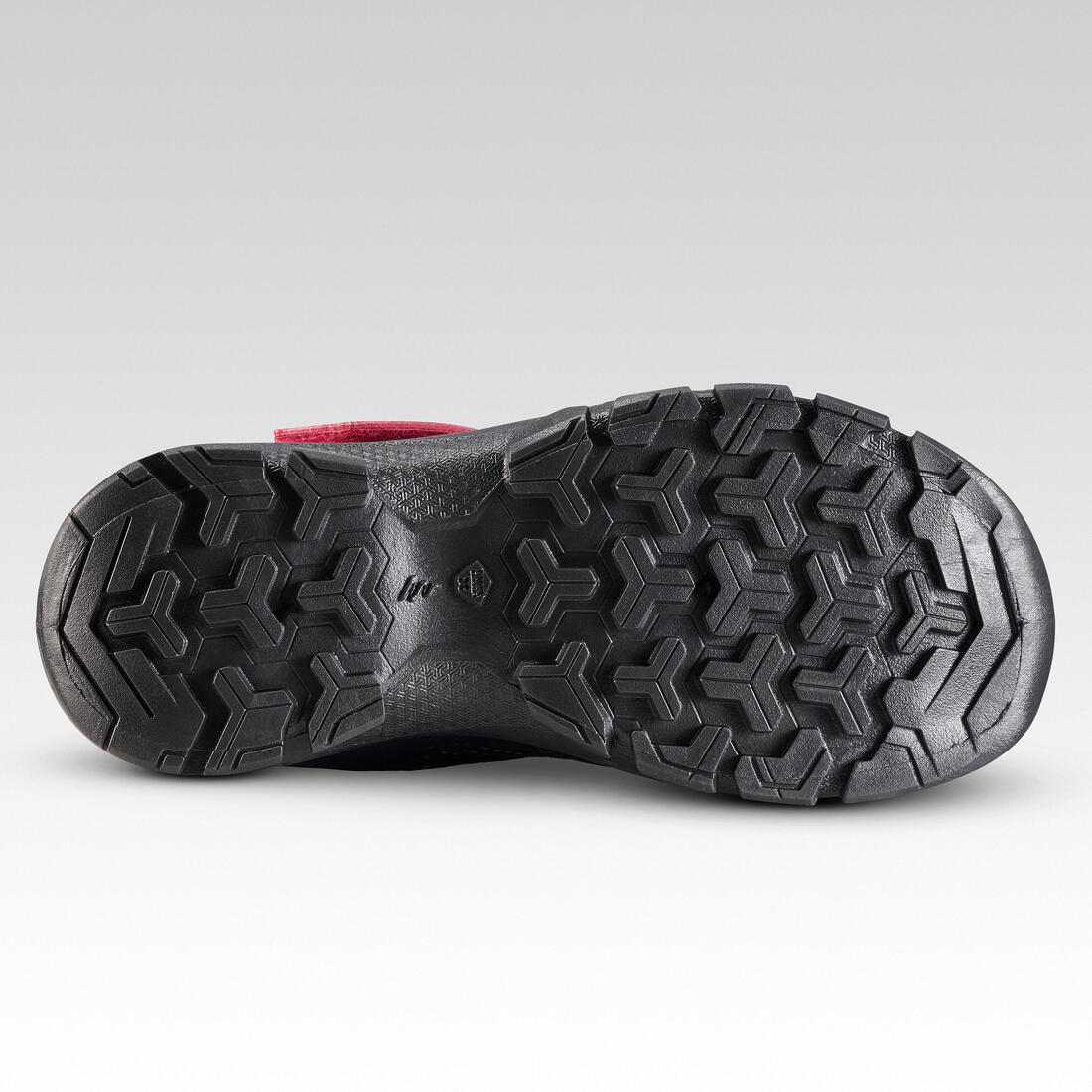 Chaussures de randonnée à scratch 24 au 34 enfant, NH100 rose