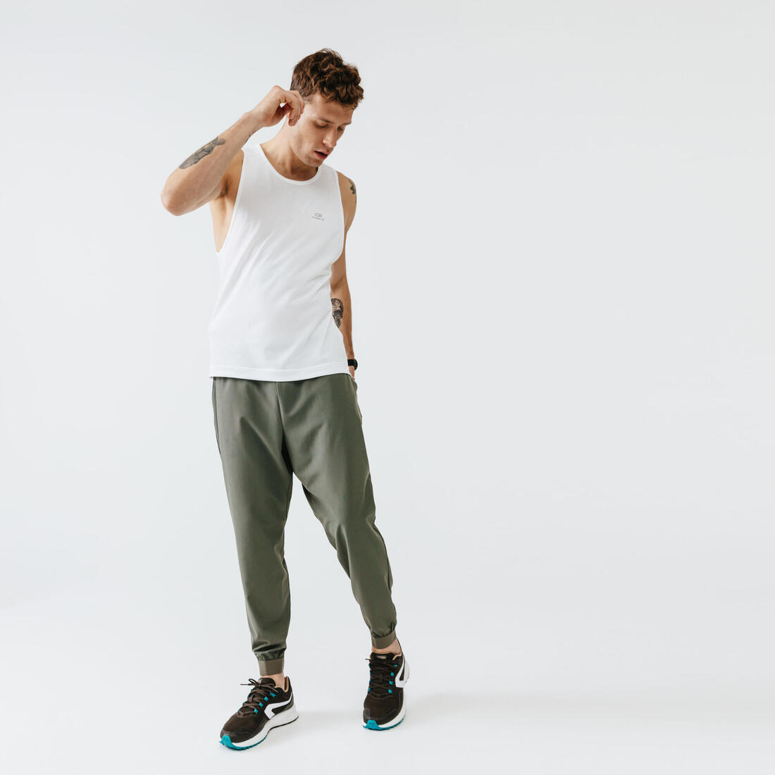 CHAUSSURE DE RUNNING HOMME RUN ACTIVE GRIP GREEN