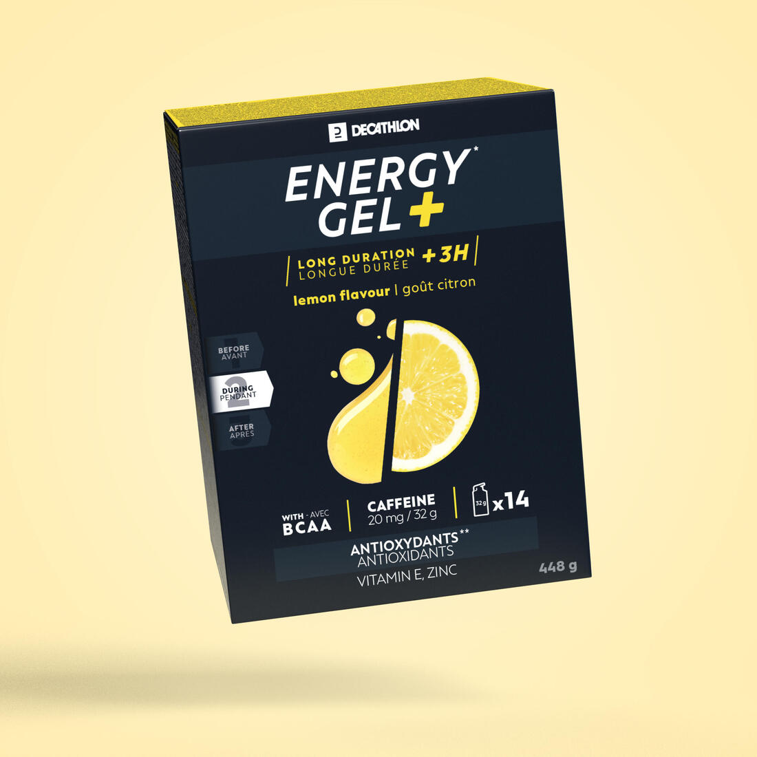 GEL ÉNERGÉTIQUE ECOSIZE LONGUE DISTANCE CITRON 14X32GR