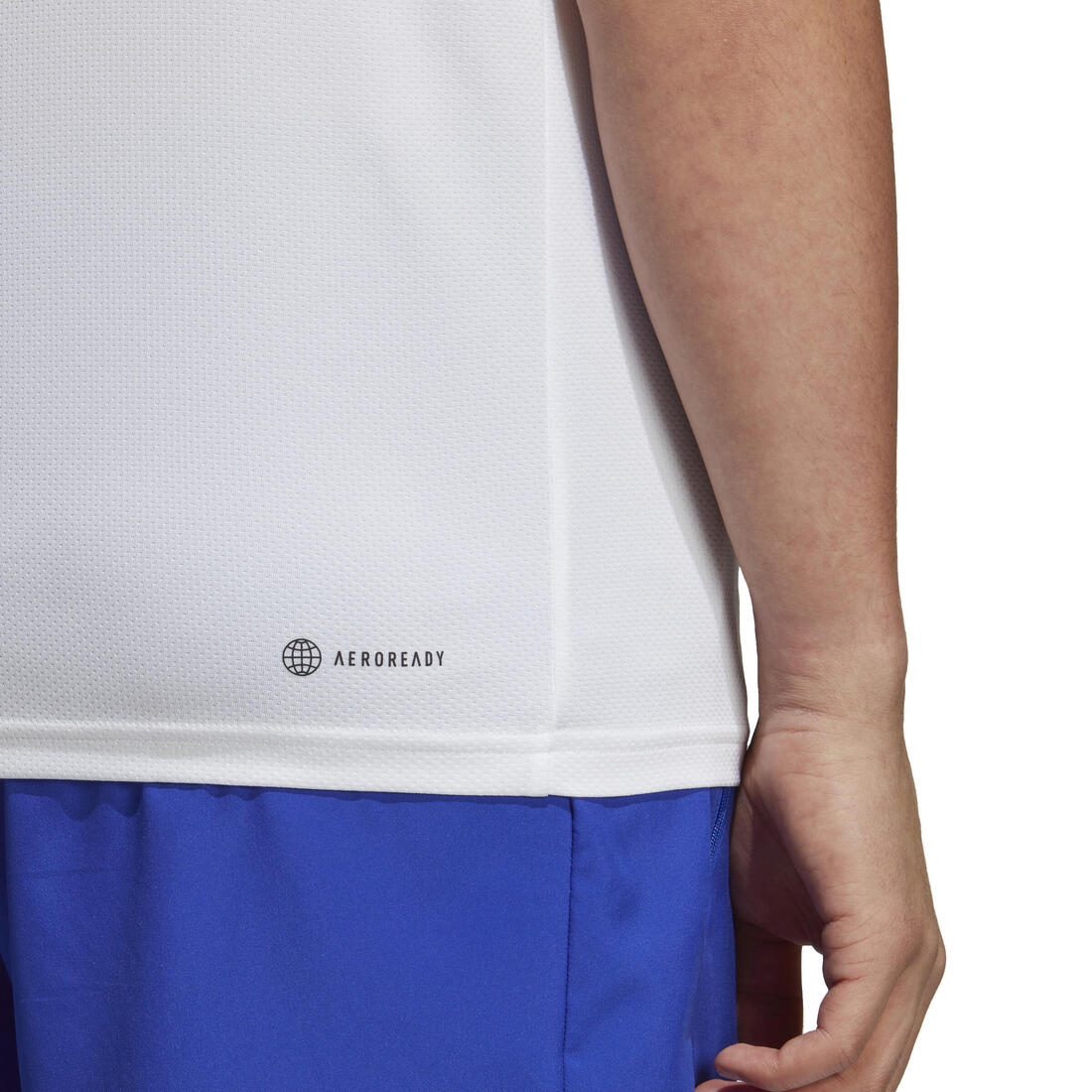 T-SHIRT DE FITNESS CARDIO ADIDAS HOMME BLANC