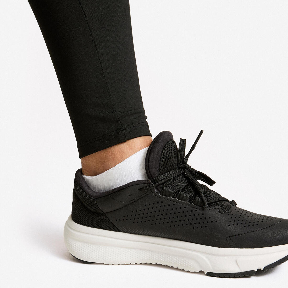 Legging de sport classique et respirant femme, noir