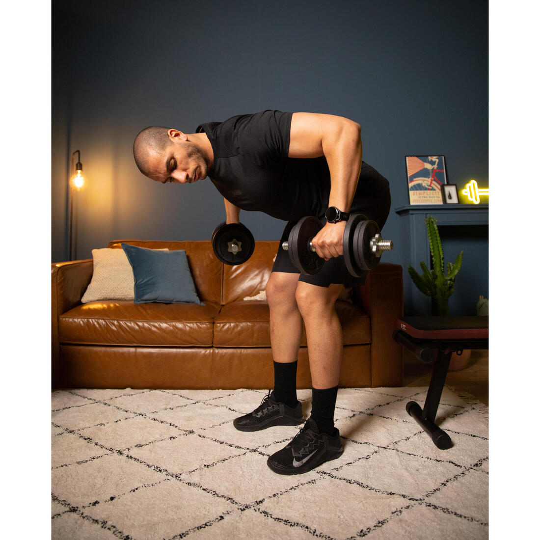 Kit haltères de musculation 20kg