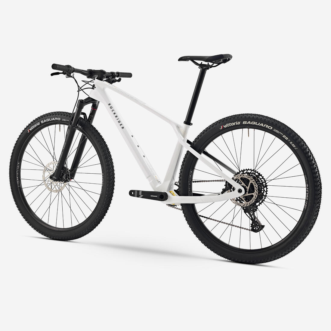 Vélo VTT semi-rigide XC cadre carbone RACE 900 NX, Blanc