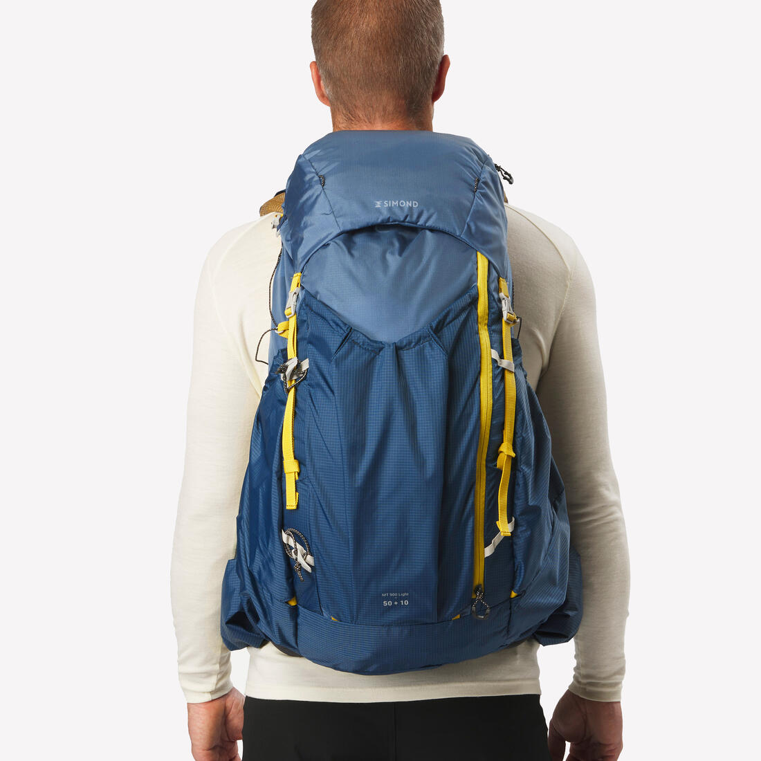 Sac à dos léger de trekking homme 50+10 l - MT900 Light