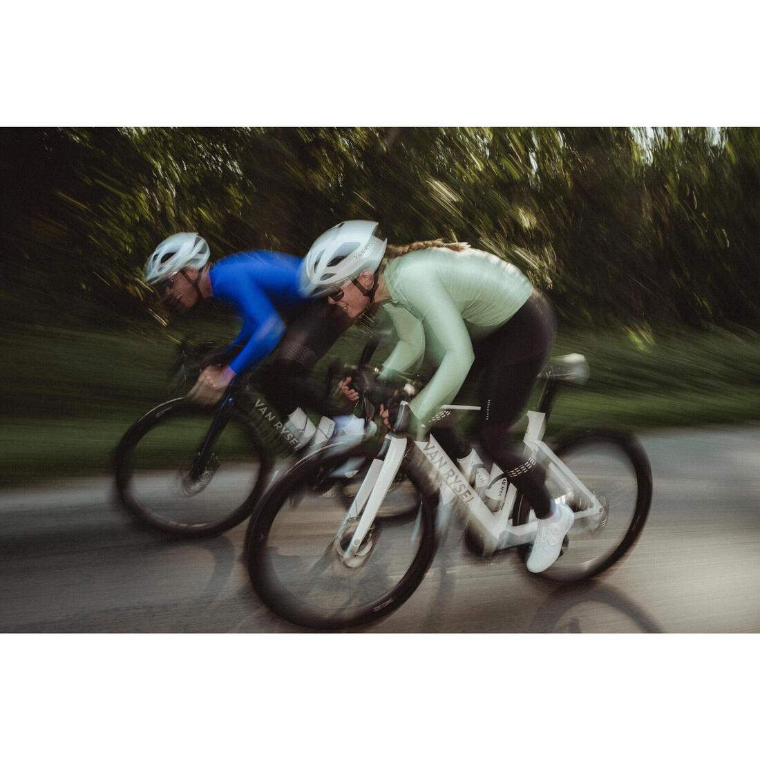 MAILLOT VELO ROUTE MANCHES LONGUES MI-SAISON Unisex -RACER 2