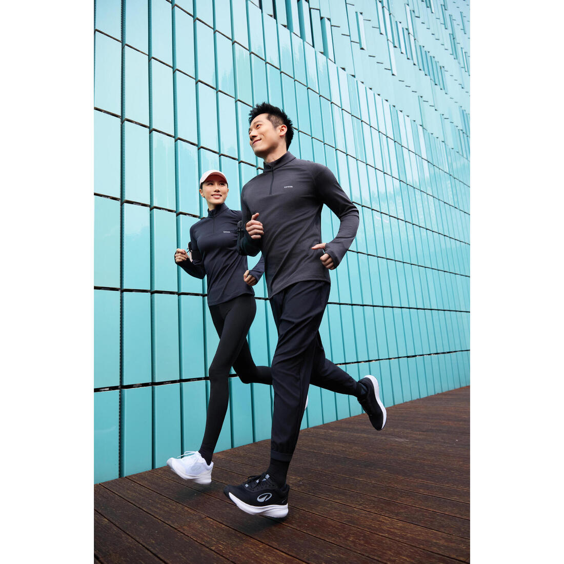 Pantalon de running respirant Homme - KIPRUN Run 100 Dry Noir