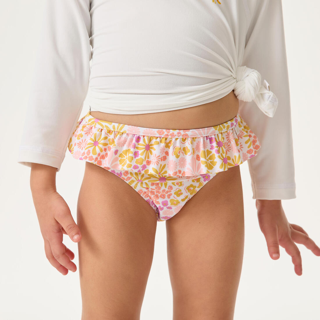 Bas de maillot de bain  bébé corail