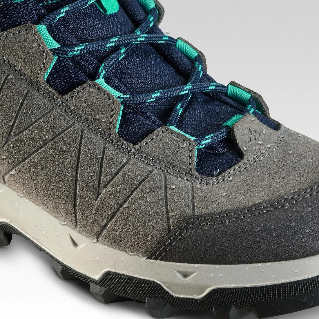 Chaussures hautes imperméables enfant de randonnée montagne - MH900 28-39