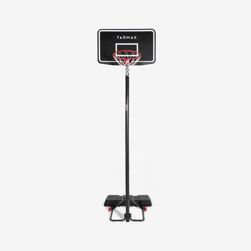 Panier de basket sur pied réglable de 2,20m à 3,05m - B100 Easy Noir