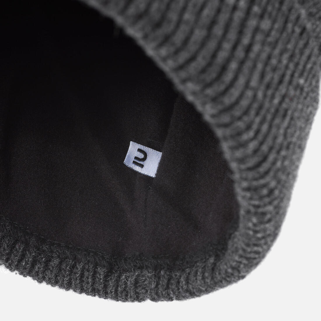 Bonnet de ski torsade laine adulte - gris