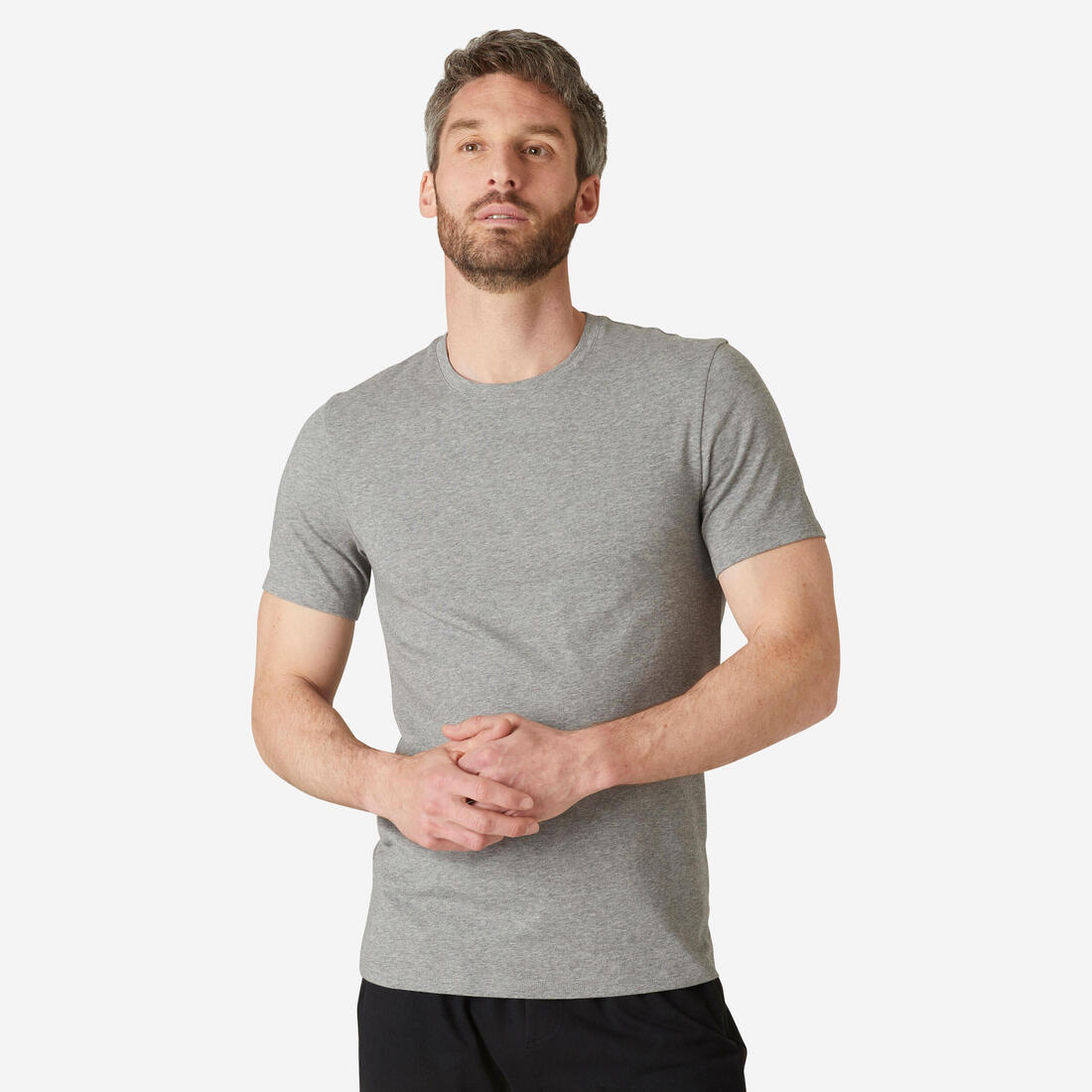 T-shirt slim en coton Homme