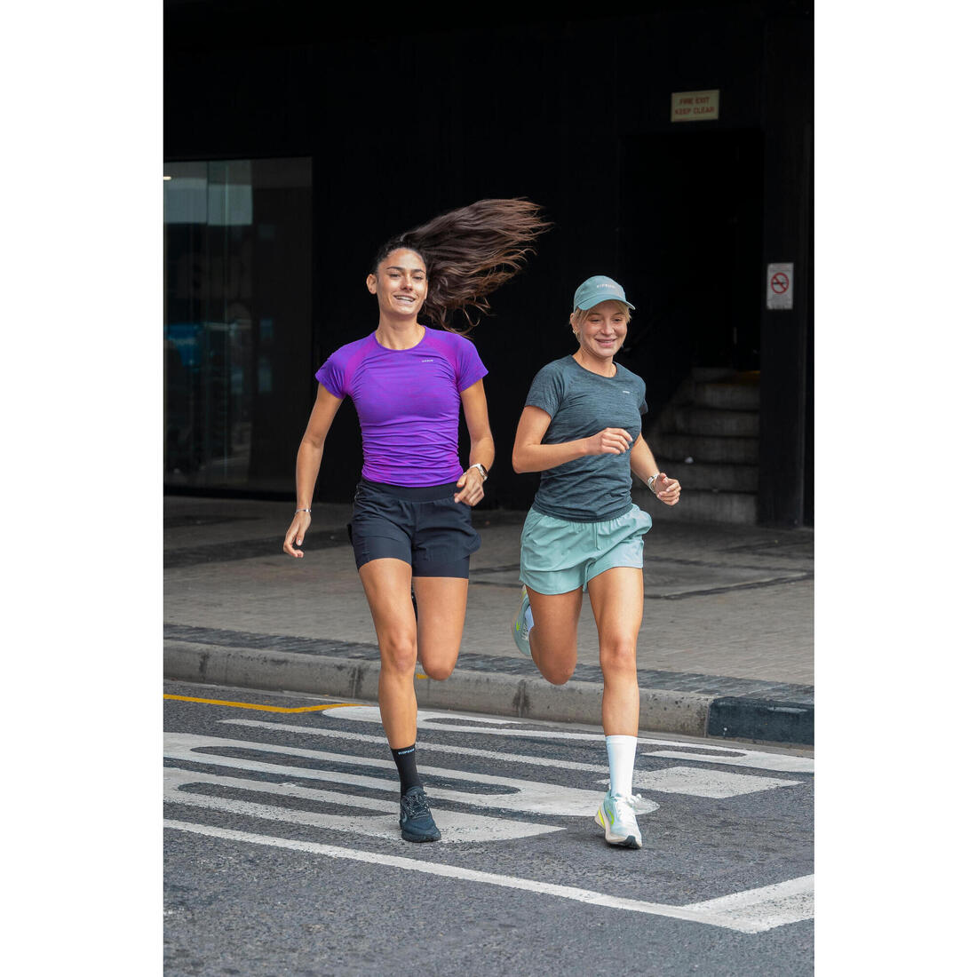 Short running & trail respirant femme - kiprun run 500 dry
