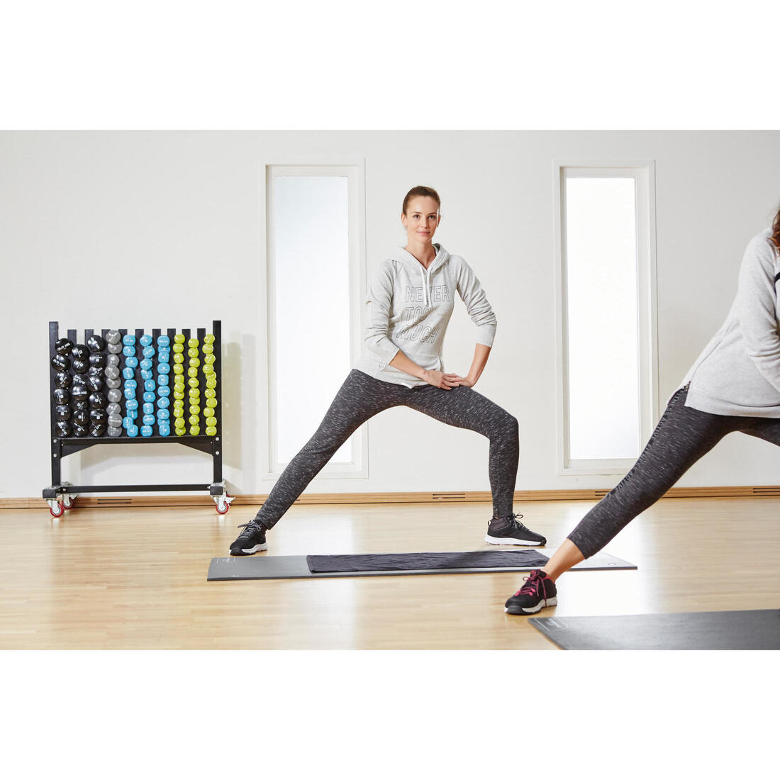 Serviette de fitness en coton 90x50 cm